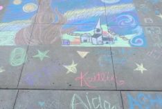 Our residents showed off their talent by designing a chalk masterpiece in front of their home. Every household that participated was entered to win a prize. The Popsicle Patrol kicked off the event by handing out polsicles to everyone who was outside chal