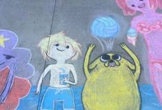 Our residents showed off their talent by designing a chalk masterpiece in front of their home. Every household that participated was entered to win a prize. The Popsicle Patrol kicked off the event by handing out polsicles to everyone who was outside chal