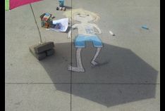 Our residents showed off their talent by designing a chalk masterpiece in front of their home. Every household that participated was entered to win a prize. The Popsicle Patrol kicked off the event by handing out polsicles to everyone who was outside chal