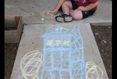 Our residents showed off their talent by designing a chalk masterpiece in front of their home. Every household that participated was entered to win a prize. The Popsicle Patrol kicked off the event by handing out popsicles to everyone who was outside chal