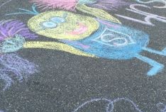 Our residents showed off their talent by designing a chalk masterpiece in front of their home. Every household that participated was entered to win a prize. The Popsicle Patrol kicked off the event by handing out polsicles to everyone who was outside chal