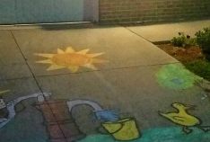 Our residents showed off their talent by designing a chalk masterpiece in front of their home. Every household that participated was entered to win a prize. The Popsicle Patrol kicked off the event by handing out polsicles to everyone who was outside chal