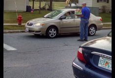 To jump into the back to school routine, we handed out bags of breakfast to everyone driving though the Ent/Patterson and Scott/Langley intersections in Septemeber